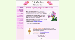 Desktop Screenshot of csorchids.com