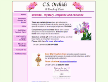 Tablet Screenshot of csorchids.com